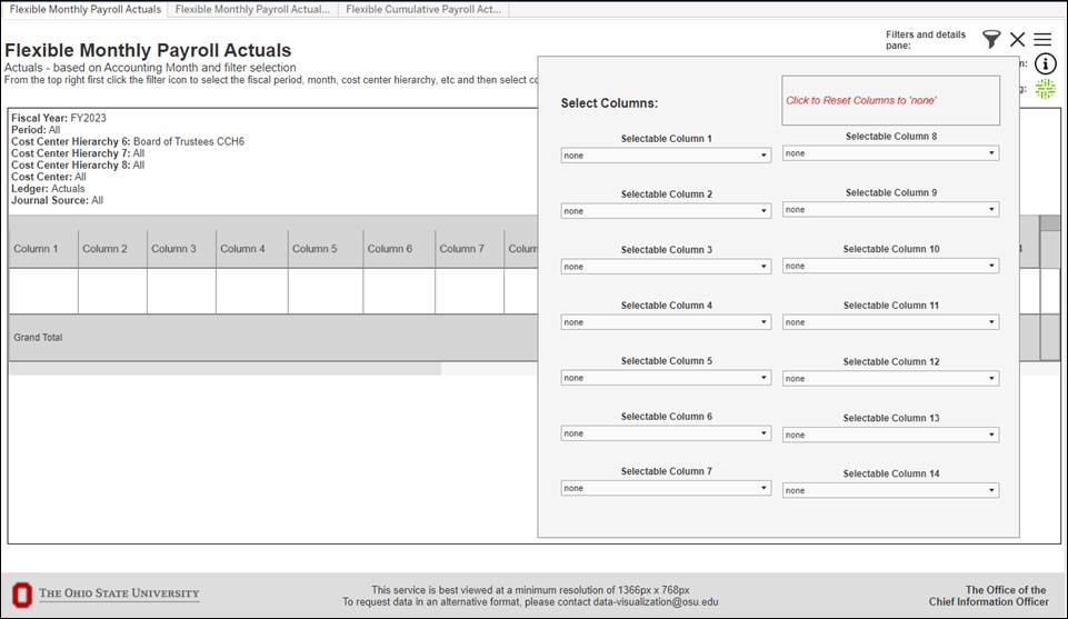 Flexible Payroll Expense Data Report Interface - Old