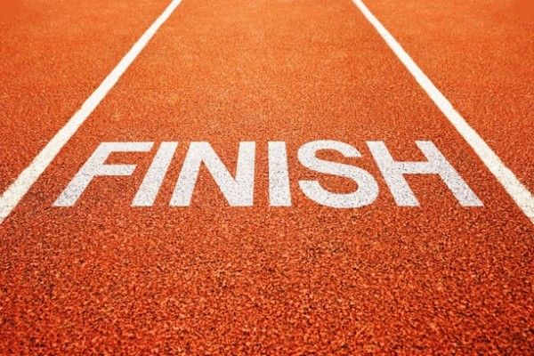 Picture of a race finish line