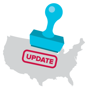 Update stamped on United States