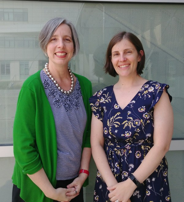 Portrait of Margaret Murphy and Rebecca Andridge