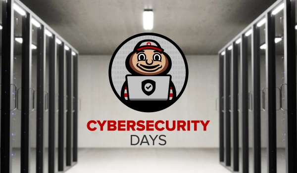 Cybersecurity Days logo in front of servers