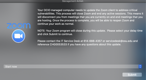 zoom update mac from active after