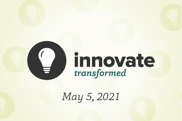 lightbulb logo with theme (transformed) and date (May 5, 2021)