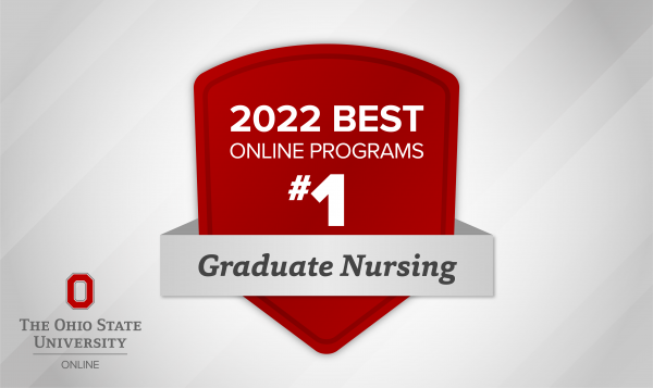 Badge naming Ohio State's online nursing master's degree the best in the nation.