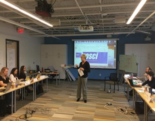 Photo of instructor at PROSCI training