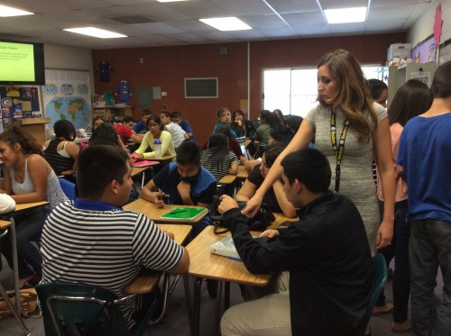 Coachella Valley High School classroom