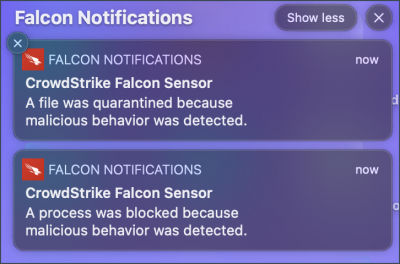 An example of what the crowdstrike pop up looks like on your mac device