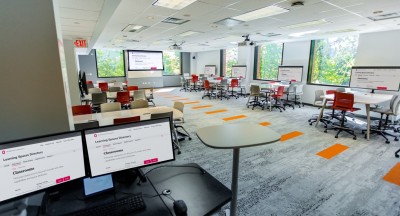 McPherson 2015, classroom designed for active learning with enhanced technology